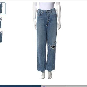 GRLFRND WIDE LOOSE LIGHT JEAN SIZE 23 BELLA low rise boyfriend cut